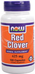 NOW Foods Red Clover 425 mg 100 Capsules